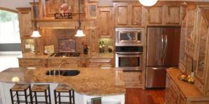 Ivory Brown Kitchen Countertops