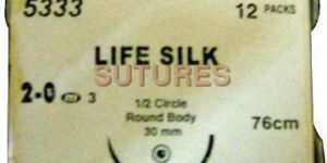 Life Silk Black Braided Silk Suture