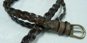Braided Leather Belt