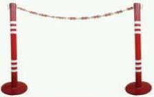 METAL BARRICADING POST