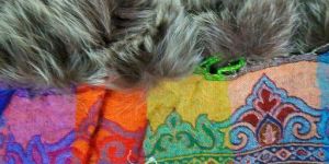 Boiled Wool Embroidered Shawls