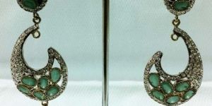Emerald Stud Earrings