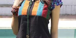 Patch Work Short Kurti