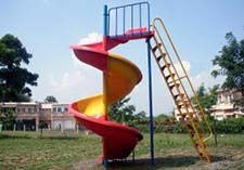 Playground Spiral Slide