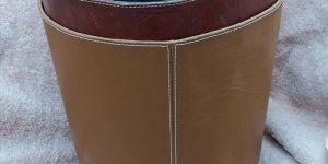 Leather Dustbin