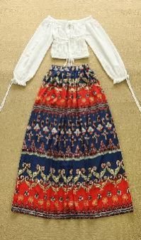 Long Skirts Tops