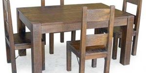 Item Code 08 (13) Wooden Dining Table Set