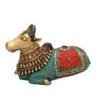 Brass Nandi Statue