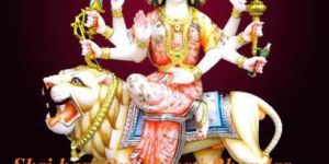 Marble Durga Mata Statue