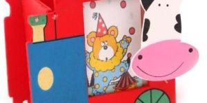 Wood Pen Stand Animal Shape