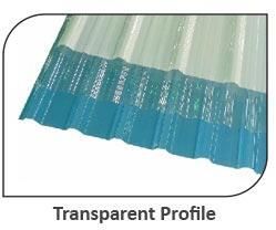 UPVC Transparent Profile Roofing Sheets