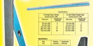 Cast Iron Straight Edge