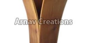 Wooden Flower Vases