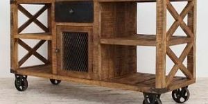 Mango Wood Side Tables and Corner Stands