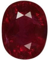 Blood Red Ruby Gemstones