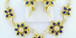 Gold Necklace Set - Vjm 3494