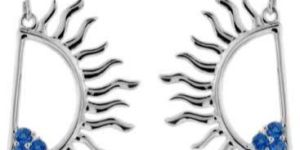 Silver Gemstone Earrings - Sge 001