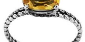 Silver Gemstone Rings  - Sgr 006