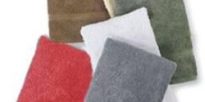 Solid Colored Terry Glove, Soap Towel