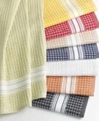 Waffle Check Printed Kitchen Towel