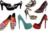 Ladies Embroidered Footwears