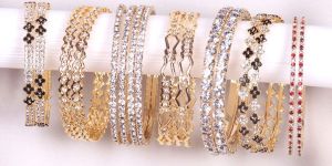 Diamond Gold Bangles