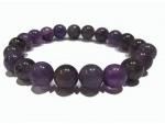 Amethyst Crystal Power Bead Bracelet