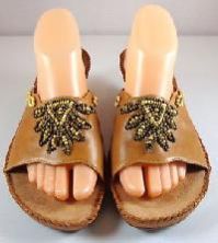 Leather Beaded Shoes