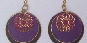 Brass Earring Antique (CJ-9841)