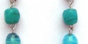 Glass Bead Earrings (CJ-8138)