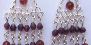 Glass Bead Earrings (CJ-8226)