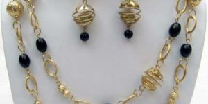 Glass Bead Necklace Set (CJ-7368)