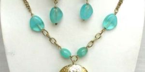 Glass Bead Necklace Set (CJ-8119)