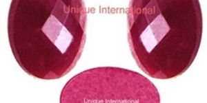 Dyed Ruby Oval