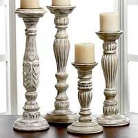 Wooden Candle Holder