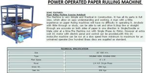 Paper Rulling Machine