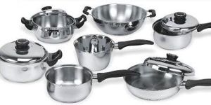 11pcs Stainless Steel Cookware Set