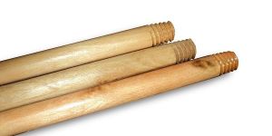 VARNISHED WOODEN MOP STICK