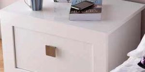 Wooden Bedside Table - 01