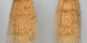 Weft Blonde Hair