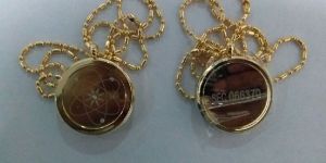 Gold Scalar Energy Pendant