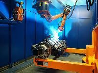 Robots Welding Components