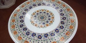Marble Inlay Table Tops