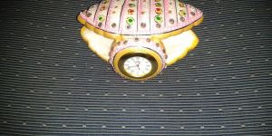Marble Shell Clock