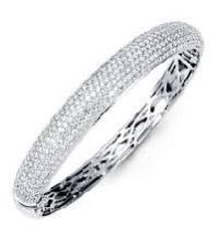 White Gold Bangles