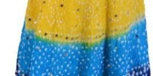 Indian Bandhej Skirt