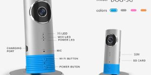 Plug and Play Wireless 3G+WIFI IP Security CCTV Clever Dog Camera