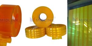 Insect Amber PVC Strip Curtains