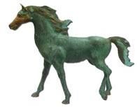 Brass Horse Statues