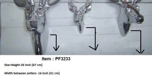 Aluminum Wall Deer Head